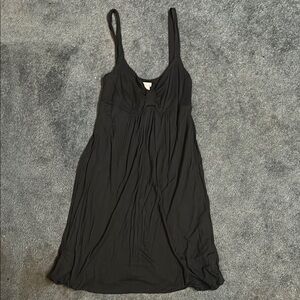 Garage Black Ruched Top